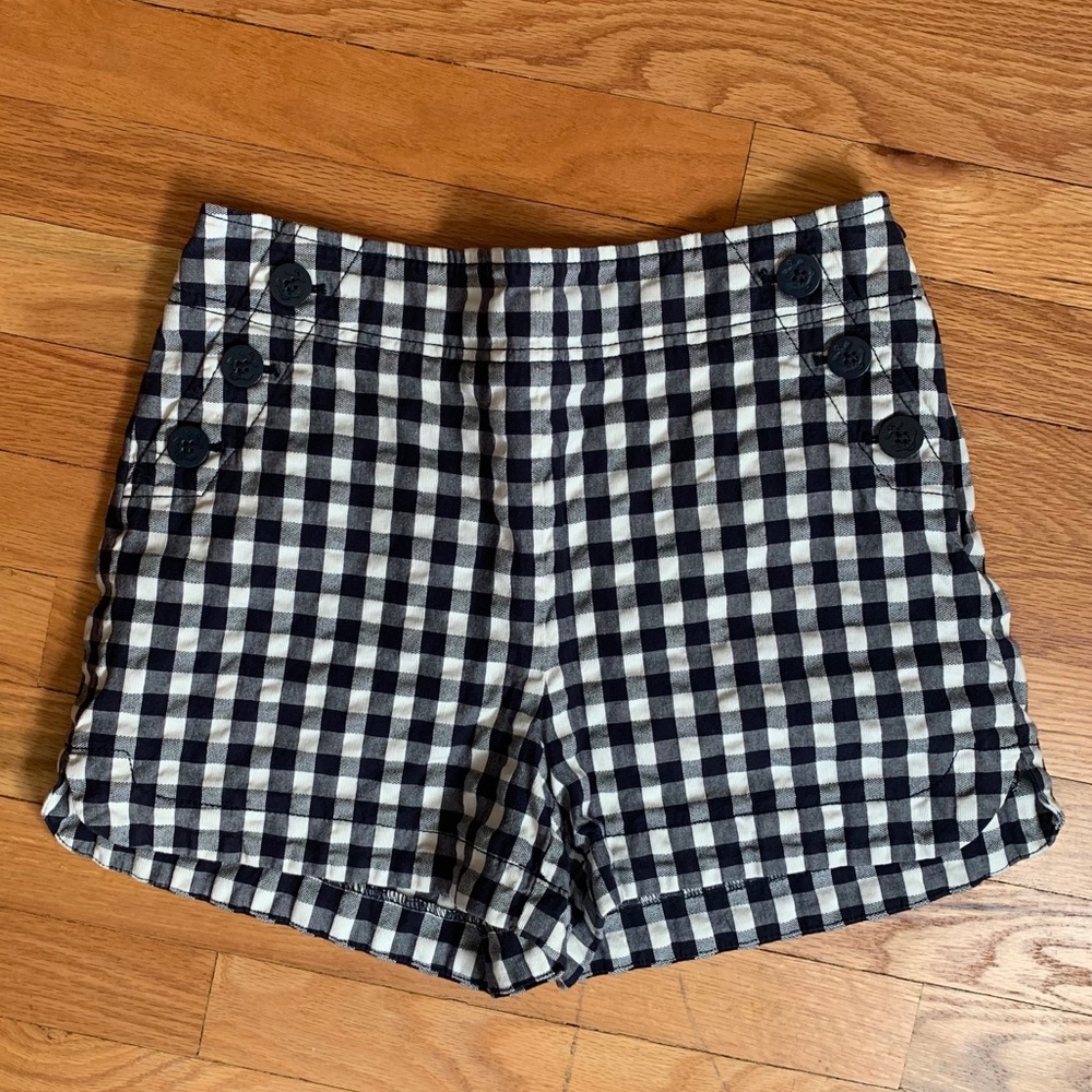 LOFT by Ann Taylor Gingham High-Waisted Shorts
